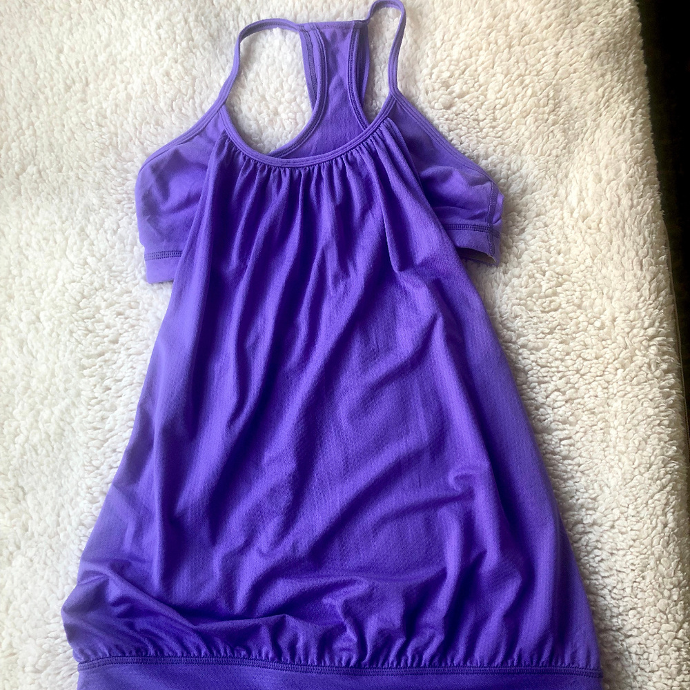 Lululemon - No Limit - Purple tank top - size 6